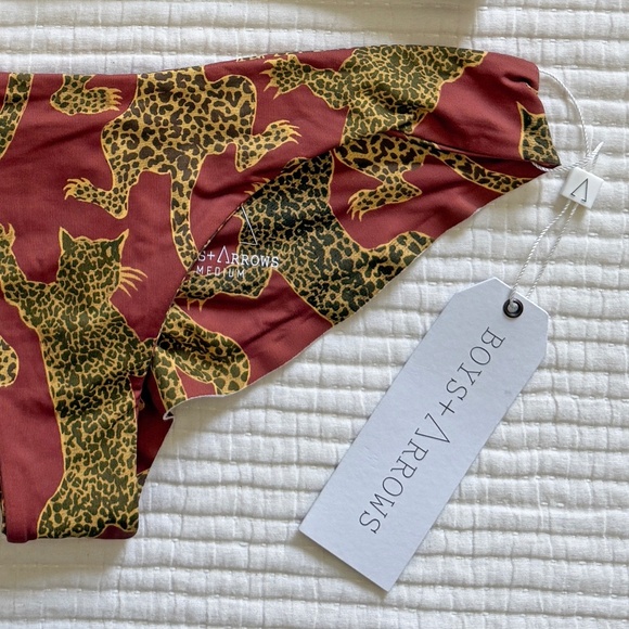 Boys and Arrows Kiki Bikini Bottoms in Hood Cat (Size M) - Picture 3 of 4